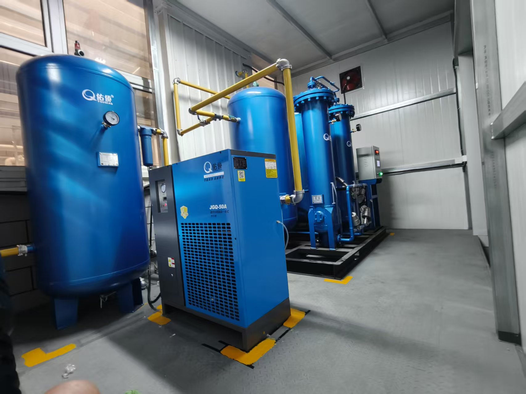 Laser Cutting Integrated Refrigerated Air Dryer for Stainless Steel Processing Industry