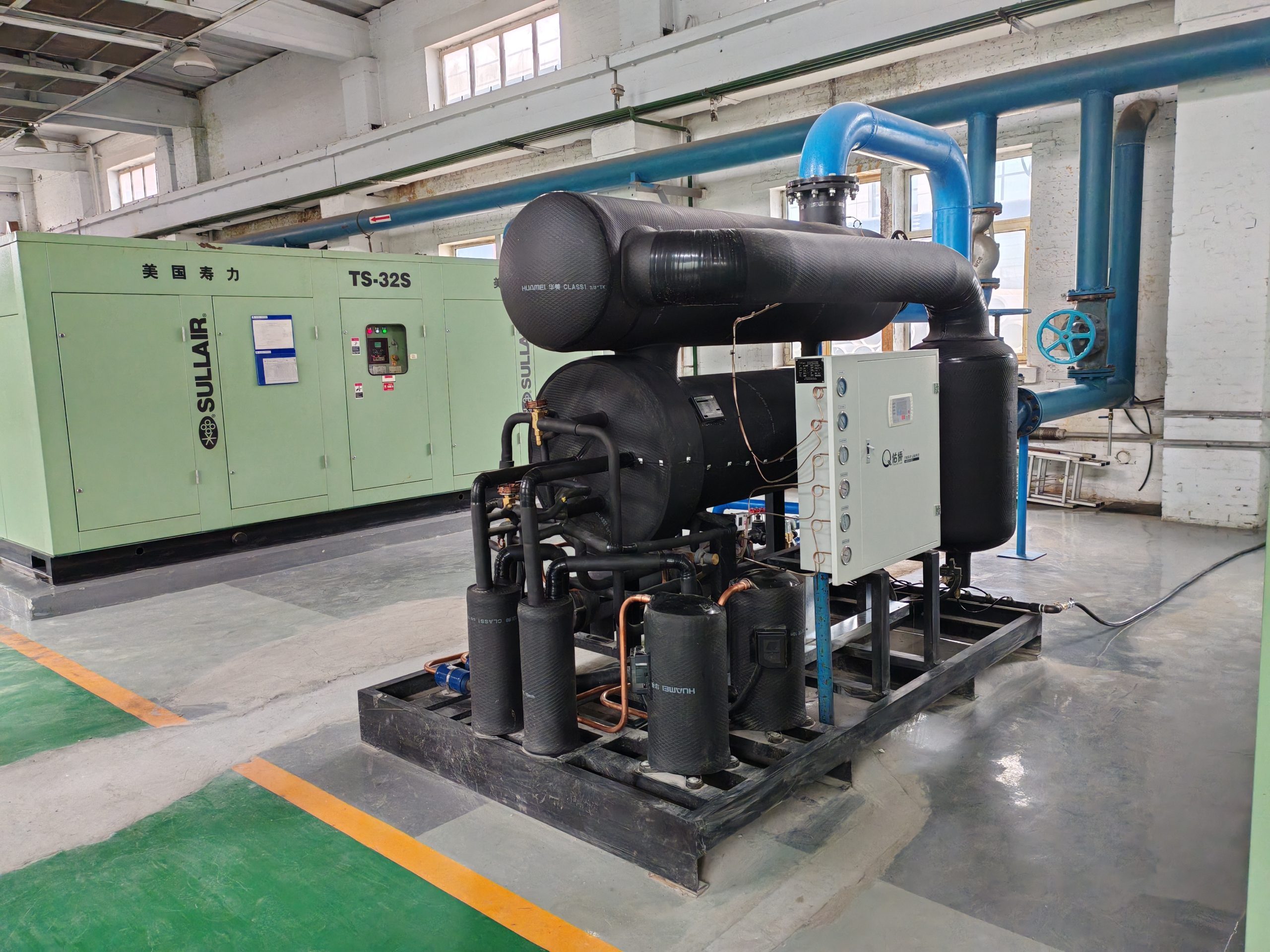 Water-Cooled Refrigerated Air Dryer for Boiler Industry in Harbin