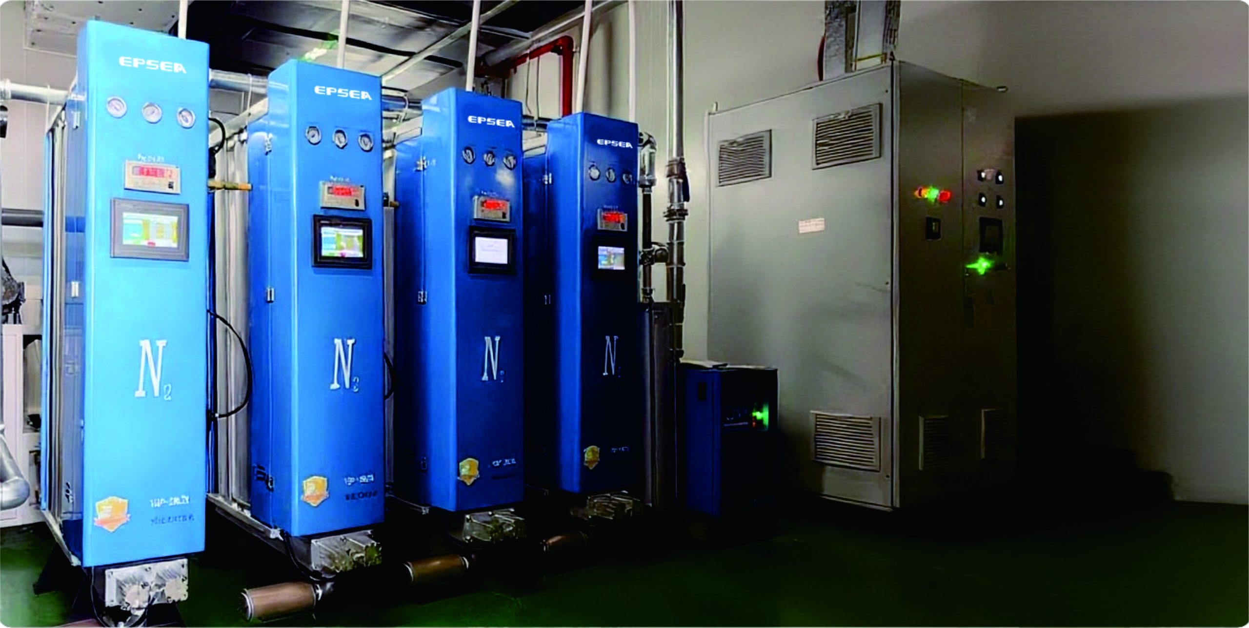 Modular Nitrogen Generator + Refrigerated Air Dryer for Automotive Industry in Zhengzhou