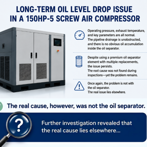Abnormal Oil Consumption in a Screw Air Compressor? An Overlooked Differential Pressure Switch Could Be the Root Cause